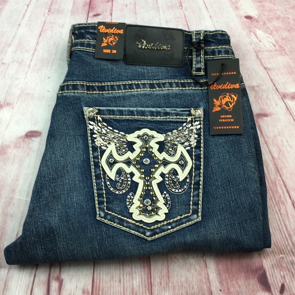 ➡️NWT ViViDiva Skinny Fit Denim Jean Size 29 - Picture 1 of 11